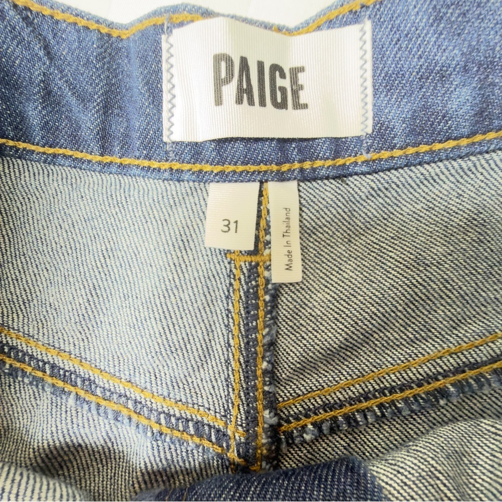 PAIGE Dark Blue Flare Jeans - Picture 11 of 15